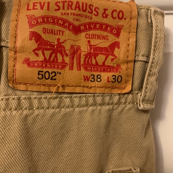 Levi’s 502 men’s Tan jeans - Picture 4 of 8